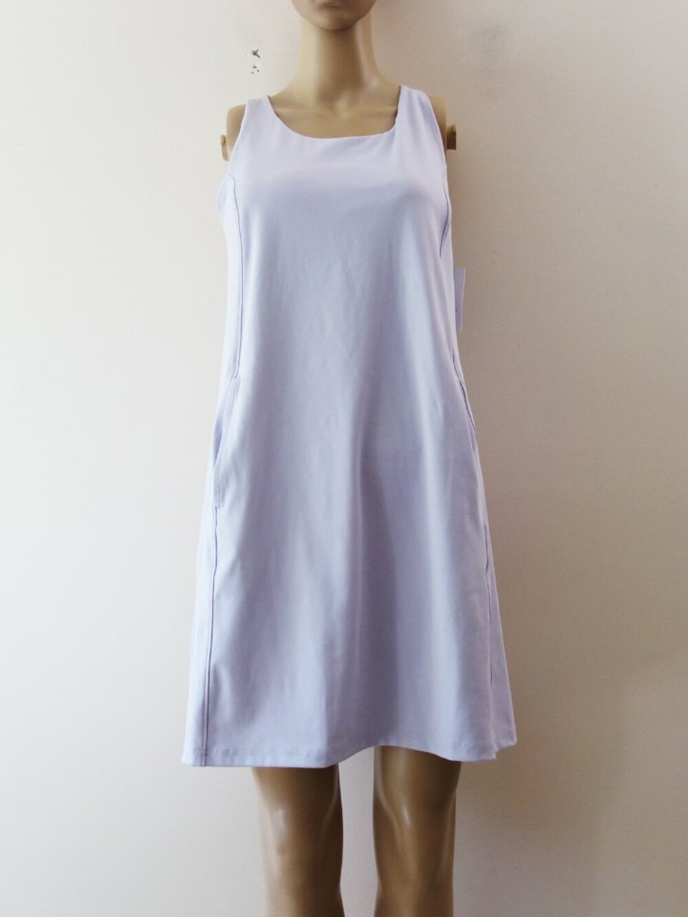 Tek Gear UltraStretch Active Dress With Pockets Racerback Lilac (M) NWT!